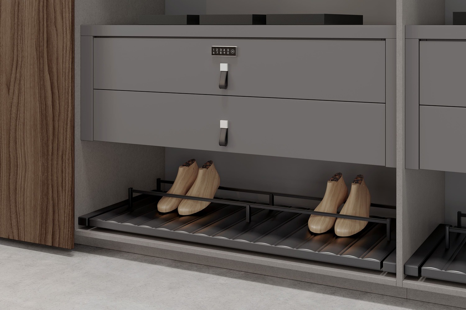 Eco-leather Shoe Shelves